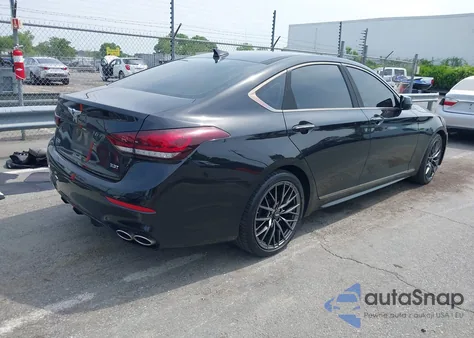 2018 Genesis G80 3.3T Sport z USA, uszkodzony, nr VIN KMHGN4JB5JU241632